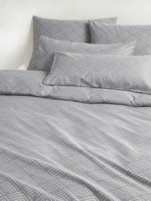 Capa de edredão em algodão com padrão gráfico Milano