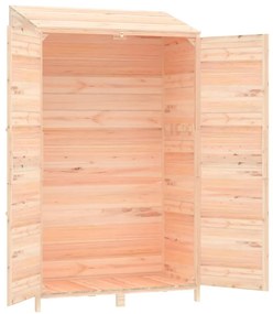Abrigo de jardim 102x52x174,5 cm madeira de abeto maciça