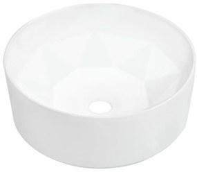 Lavatório 36x14 cm cerâmica branco