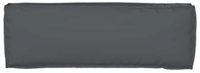 Almofadas para Palete para Banco 2 pcs Antracite 120x40x8 cm Tecido Ox