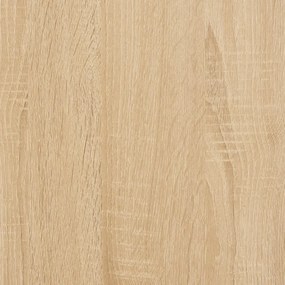 Mesa de cabeceira 50x41x65 cm derivados madeira carvalho sonoma