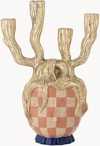 Castiçal pintado à mão Medusa