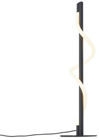 Candeeiro de Mesa Moderno Preto Incl. LED Regulável em 3 Níveis - Twirl Moderno