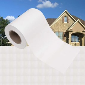 Painel de privacidade para jardim 35x0,19 m PVC branco