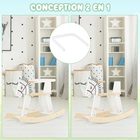 Andador de bebê com alça para meninos e meninas de 3 anos ou mais - Branco