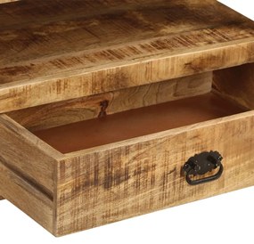 Móvel de TV em madeira de mangueira maciça 120x35x45 cm