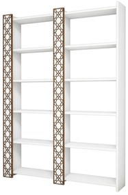 Estante City – Branco – 124,6 x 170 x 24,2 cm
