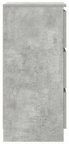 Aparador 37,5x35x76 cm derivados de madeira cinza cimento