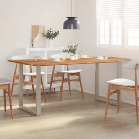 Mesa de jantar 180x90x76 cm madeira de acácia maciça