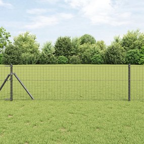 Cerca Euro Cinza 0.4x25 m Aço
