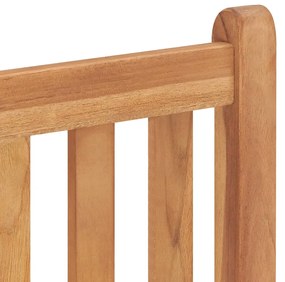 5 pcs conjunto de jantar p/ jardim madeira de teca maciça