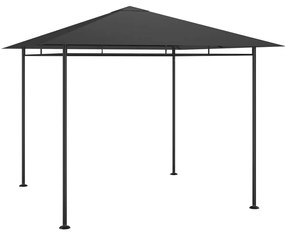 Gazebo 3x3x2,7 m 180 g/m² antracite