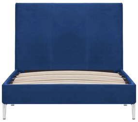 Estrutura de cama 90x200 cm tecido azul