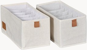 Organizadores com 6 compartimentos Premium, conjunto de 2