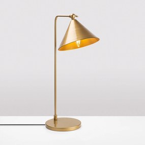 Candeeiro de Mesa Konika – Dourado – 24 x 26 x 50 cm