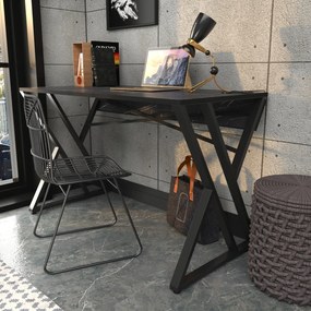 Secretária de Estudo Gyza – Preto – 120x60x75 cm