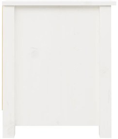 Banco sapateira 110x38x45,5 cm pinho maciço branco