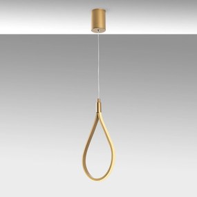 Candeeiro Chandelier Damla – Ouro – 23x50-100x10 cm