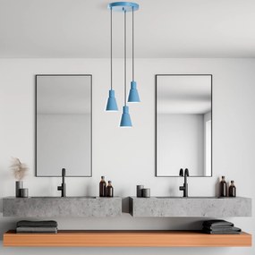 Chandelier Konikkem – Azul Claro – Ø40 cm