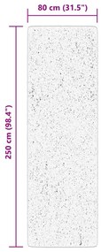 Tapete de interior e exterior design vintage ARBIZU 80x250 cm