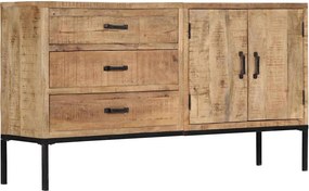 vidaXL Aparador 140x35x75 cm madeira de mangueira maciça