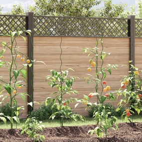Suportes de Plantas Espirais vidaXL 5 pcs 150 cm Aço