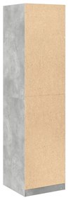 Roupeiro 50x50x200 cm contraplacado cinzento cimento