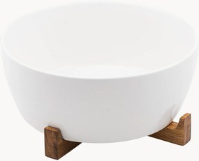 Taça de servir em porcelana com suporte Alto