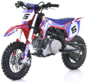 Mini MOTO Crianças CROSS Gasolina automática 50cc Apollo RXF 10/10" Vermelha