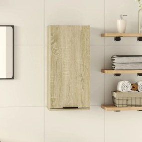 vidaXL Armário de parede casa de banho 32x20x67 cm carvalho sonoma