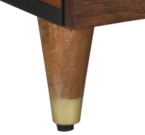 Mesa de Centro 80x50x40 cm Madeira Sólida de Manga