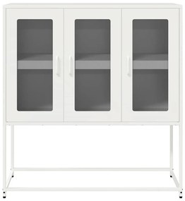 Aparador 100,5x39x107 cm aço laminado a frio branco