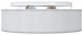 Luzes de Teto Embutidas Cinza Ø 38 cm Tecido E27