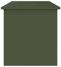 Caixa de Armazenamento Externa Verde-oliva 80 x 50.5 x 50 cm
