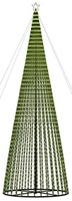 LED Árvore de Natal 1544 LEDs Branco Quente 500 cm