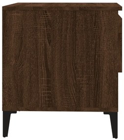 Mesa de apoio 50x46x50 cm derivados madeira carvalho castanho