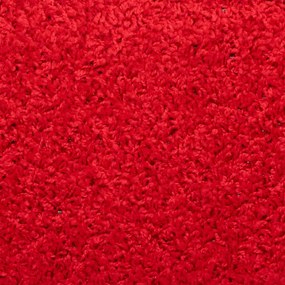 Tapetes de escadas 10 pcs 65x21x4 cm vermelho