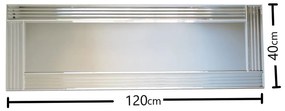 Espelho A303D – Prateado – 120 cm x 40 cm
