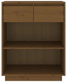 Armário consola 60x34x75 cm pinho maciço castanho mel