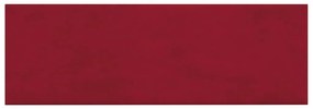 Painel de parede 12 pcs 90x30 cm veludo 3,24 m² vermelho tinto
