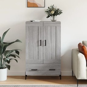 vidaXL Armário alto derivados de madeira 69,5x31x115cm cinza sonoma