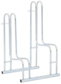 Suporte independente para 2 bicicletas aço galvanizado