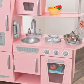 Cozinha Infantil Madeira Vintage Pink
