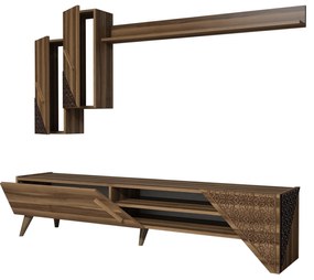 Móvel TV Beril – Nogueira – 180x40x37 cm