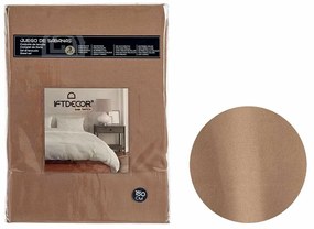Conjunto de Lençóis Casal Castanho