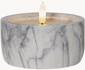 Vela cilíndrica LED com temporizador Flame Marble