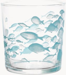 Copos em vidro Poissons Bodega, conjunto de 12