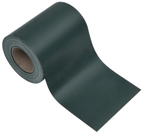 4 pcs painéis privacidade p/ jardim 35x0,19 m PVC verde fosco