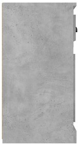 Aparador 70x35,5x67,5 cm derivados de madeira cinzento cimento