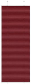 vidaXL Plissado Cego Bordéus Vermelho 75x200 cm Largura Tecido